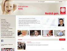 Tablet Screenshot of caritas-mg.net